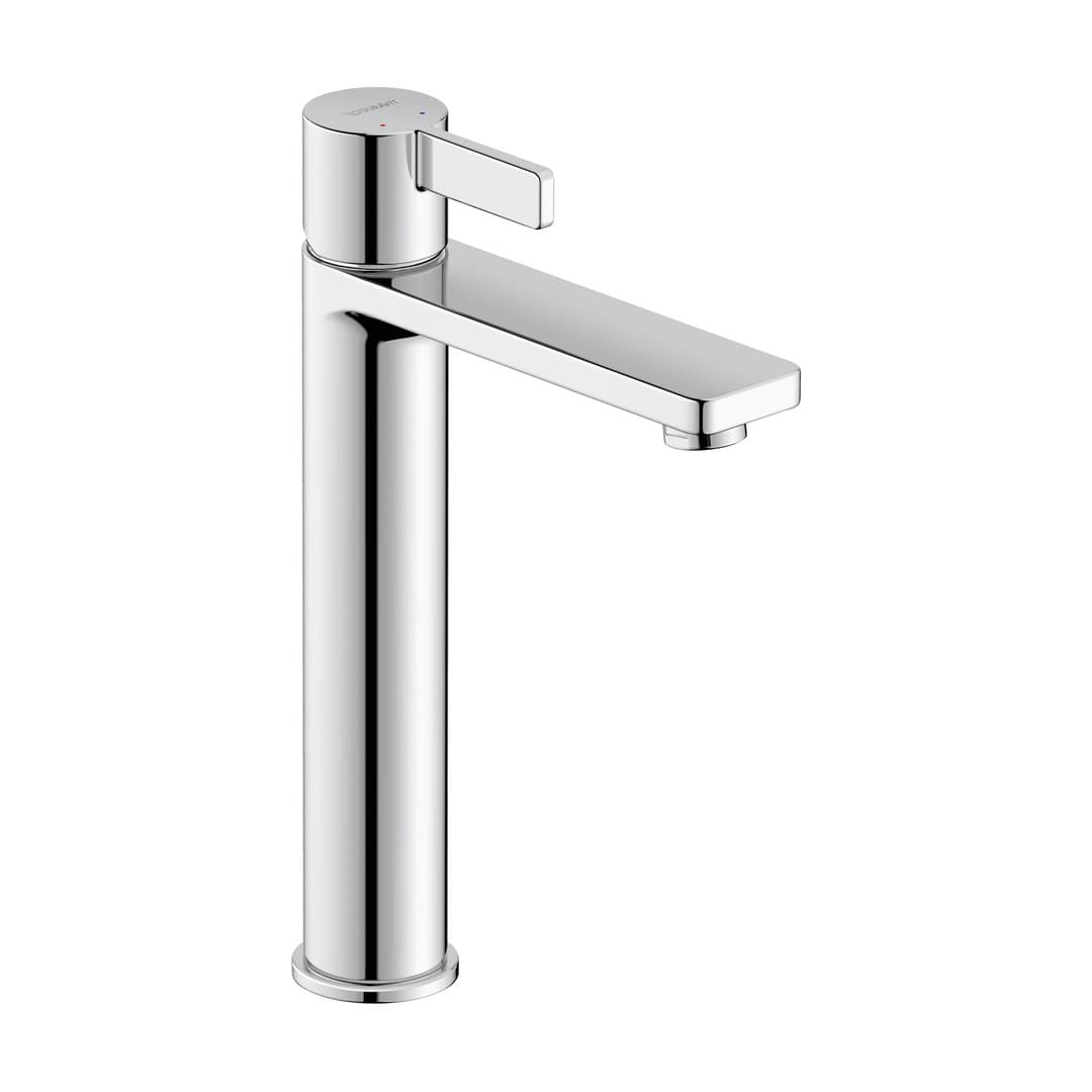 Duravit D-Neo – Μπαταρία Νιπτήρα – L, χωρίς βαλβίδα – Chrome High Gloss (DE1030002010)