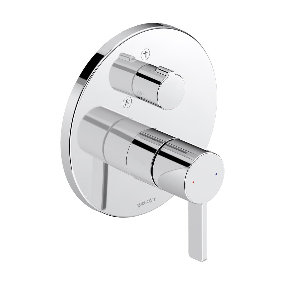 Duravit D-Neo – Μίκτης Εντοιχισμού – 2 έξοδοι – Chrome High Gloss (DE4210012010)