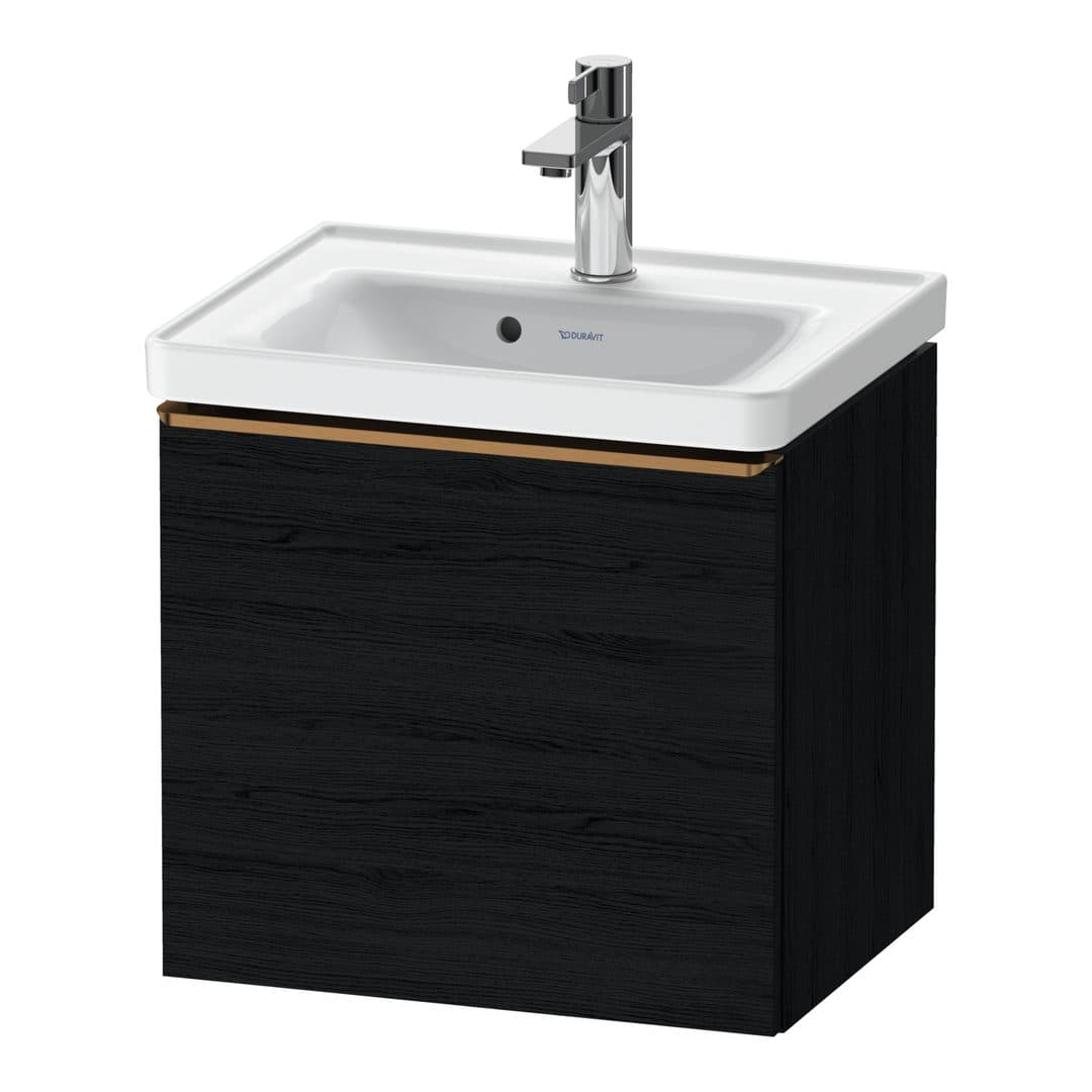 Duravit D-Neo – Έπιπλο Νιπτήρα – 484 mm, 1 συρτάρι, νιπτήρας κέντρο, 484 x 372 x 440 mm, Bronze Brushed – Black oak Matt, Decor (DE4248004160000)
