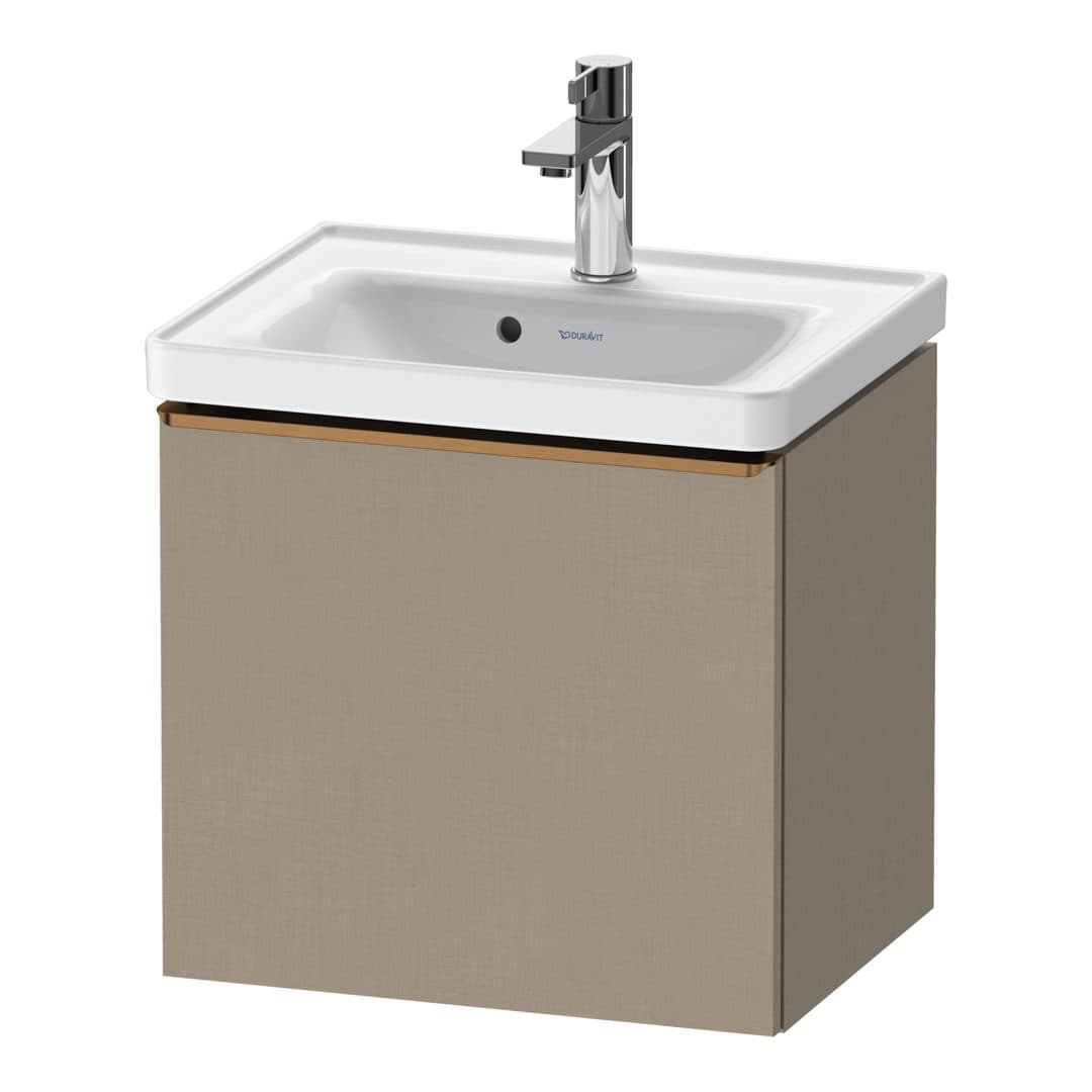 Duravit D-Neo – Έπιπλο Νιπτήρα – 484 mm, 1 συρτάρι, νιπτήρας κέντρο, 484 x 372 x 440 mm, Bronze Brushed – Linen Matt, Decor (DE4248004750000)