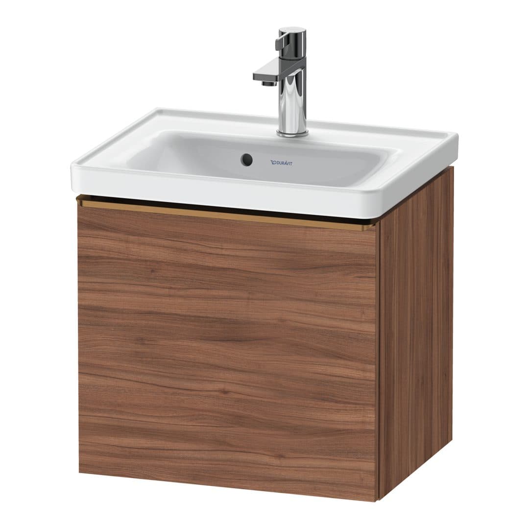 Duravit D-Neo – Έπιπλο Νιπτήρα – 484 mm, 1 συρτάρι, νιπτήρας κέντρο, 484 x 372 x 440 mm, Bronze Brushed – Walnut Matt, Decor (DE4248004790000)