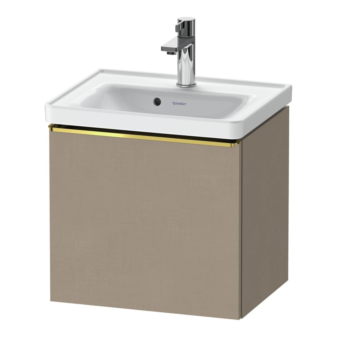Duravit D-Neo – Έπιπλο Νιπτήρα – 484 mm, 1 συρτάρι, νιπτήρας κέντρο, 484 x 372 x 440 mm, Gold Polished – Linen Matt, Decor (DE4248034750000)