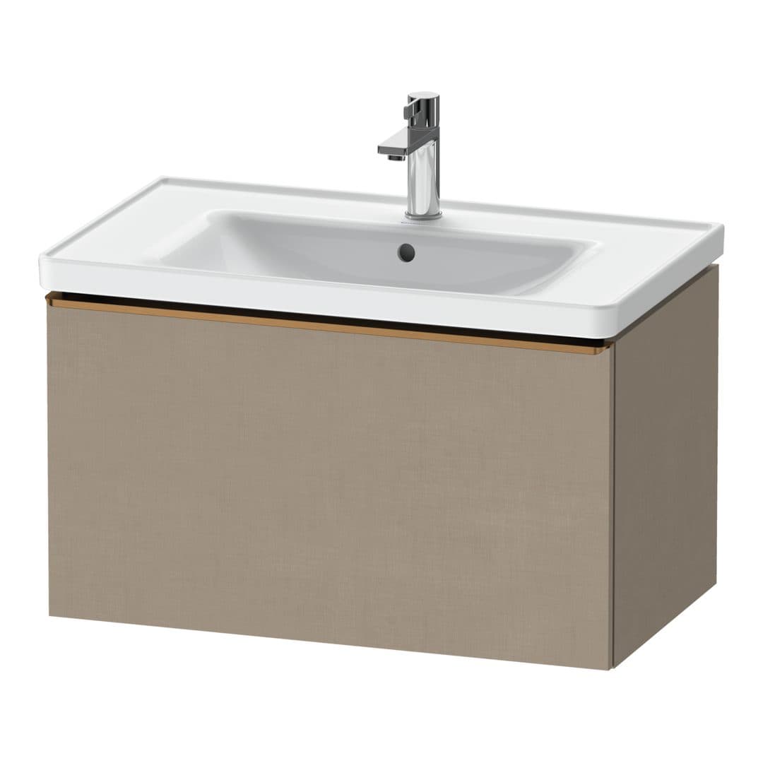 Duravit D-Neo – Έπιπλο Νιπτήρα – 784 mm, 1 συρτάρι, νιπτήρας κέντρο, 784 x 452 x 440 mm, Bronze Brushed – Linen Matt, Decor (DE4255004750000)