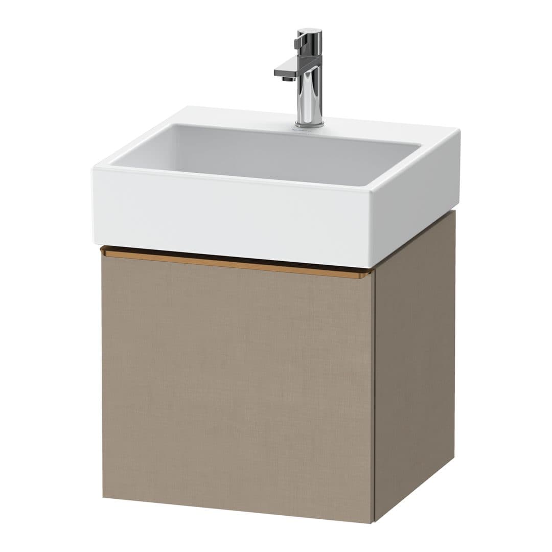 Duravit D-Neo – Έπιπλο Νιπτήρα – 484 mm, 1 συρτάρι, νιπτήρας κέντρο, 484 x 442 x 440 mm, Bronze Brushed – Linen Matt, Decor (DE4270004750000)