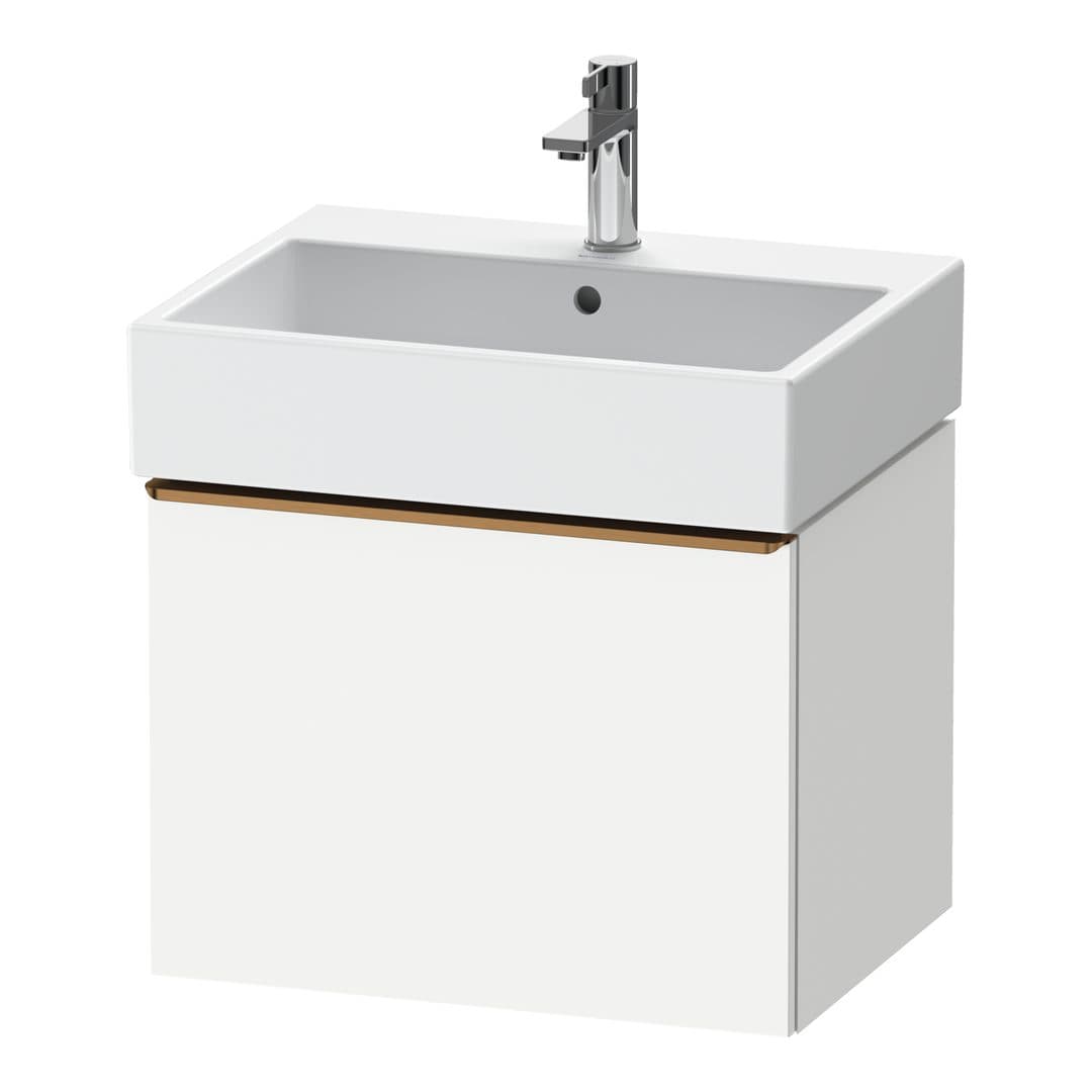 Duravit D-Neo – Έπιπλο Νιπτήρα – 584 mm, 1 συρτάρι, νιπτήρας κέντρο, 584 x 442 x 440 mm, Bronze Brushed – White Matt, Decor (DE4271004180000)