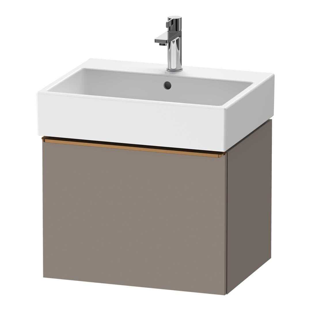 Duravit D-Neo – Έπιπλο Νιπτήρα – 584 mm, 1 συρτάρι, νιπτήρας κέντρο, 584 x 442 x 440 mm, Bronze Brushed – Basalte Matt, Decor (DE4271004430000)