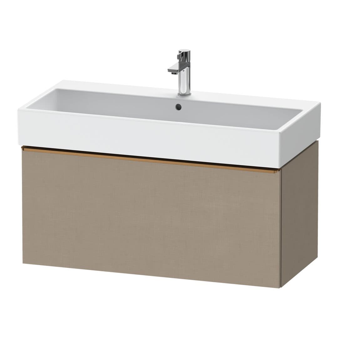 Duravit D-Neo – Έπιπλο Νιπτήρα – 984 mm, 1 συρτάρι, νιπτήρας κέντρο, 984 x 442 x 440 mm, Bronze Brushed – Linen Matt, Decor (DE4274004750000)