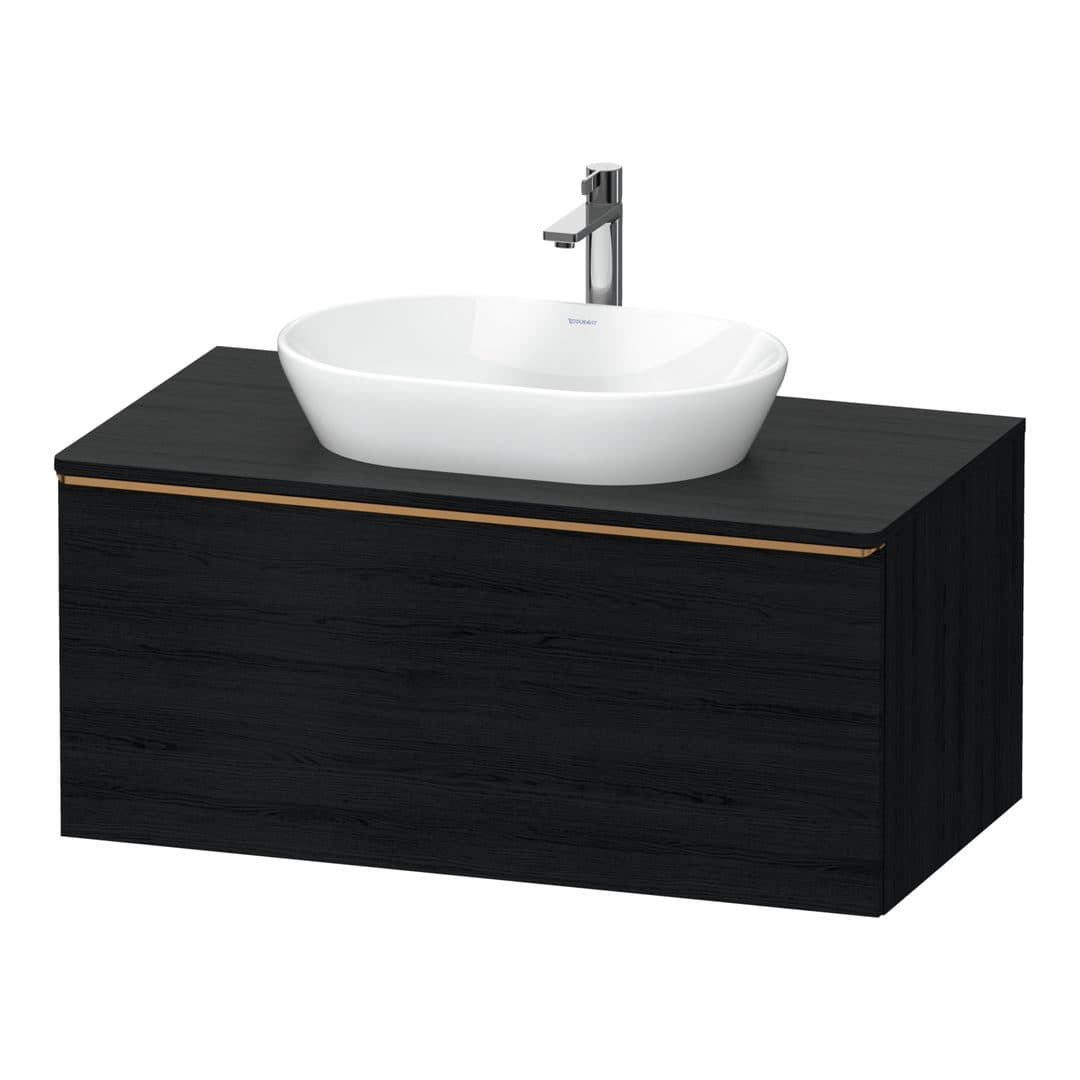 Duravit D-Neo – Έπιπλο Νιπτήρα – 1000 mm, για κονσόλα, 1 συρτάρι, νιπτήρας κέντρο, Bronze Brushed – Black oak Matt, Decor (DE4948004160000)
