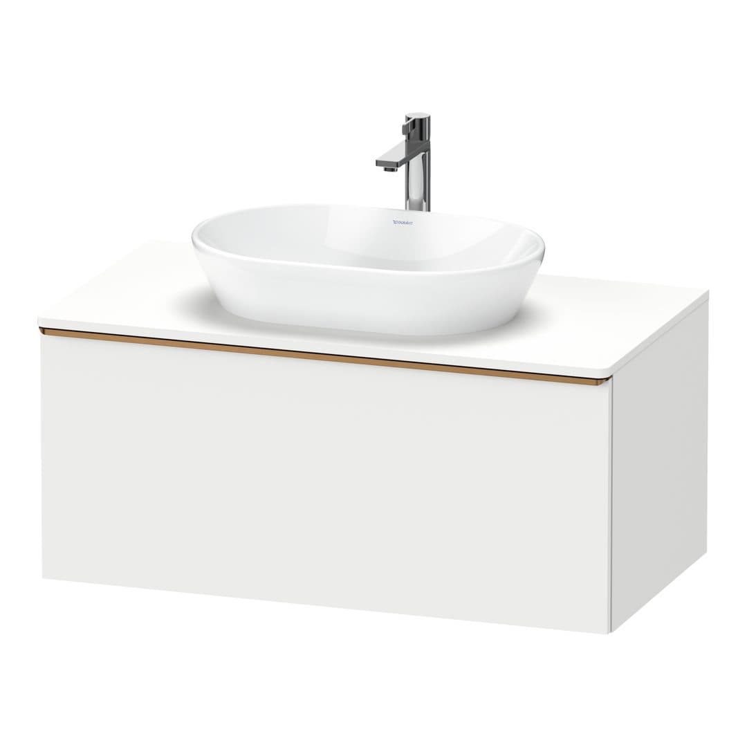 Duravit D-Neo – Έπιπλο Νιπτήρα – 1000 mm, για κονσόλα, 1 συρτάρι, νιπτήρας κέντρο, Bronze Brushed – White Matt, Decor (DE4948004180000)