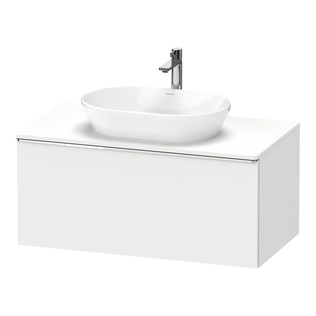 Duravit D-Neo – Έπιπλο Νιπτήρα – 1000 mm, για κονσόλα, 1 συρτάρι, νιπτήρας κέντρο, Chrome High Gloss – White Matt, Decor (DE4948010180000)