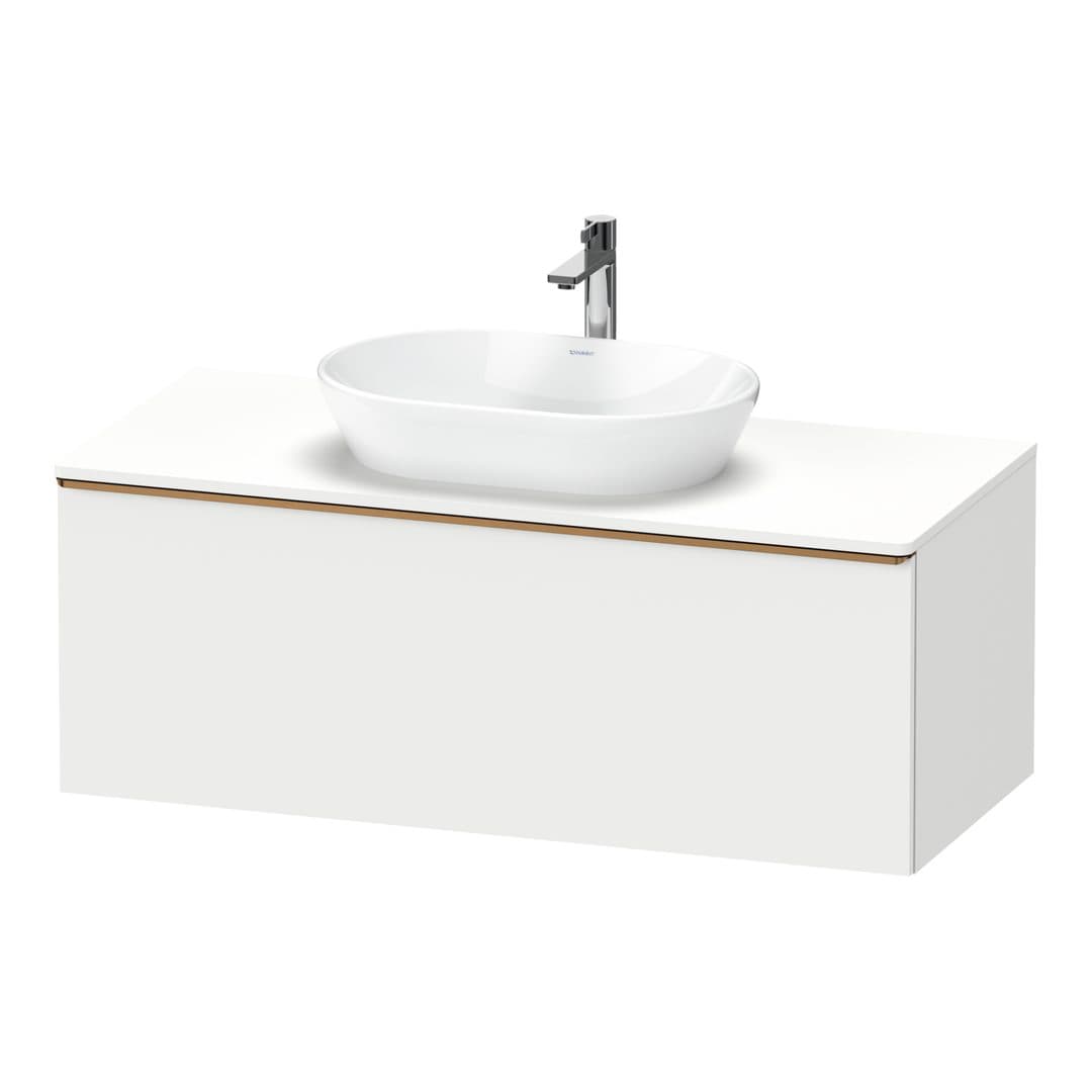 Duravit D-Neo – Έπιπλο Νιπτήρα – 1200 mm, για κονσόλα, 1 συρτάρι, νιπτήρας κέντρο, Bronze Brushed – White Matt, Decor (DE4949004180000)