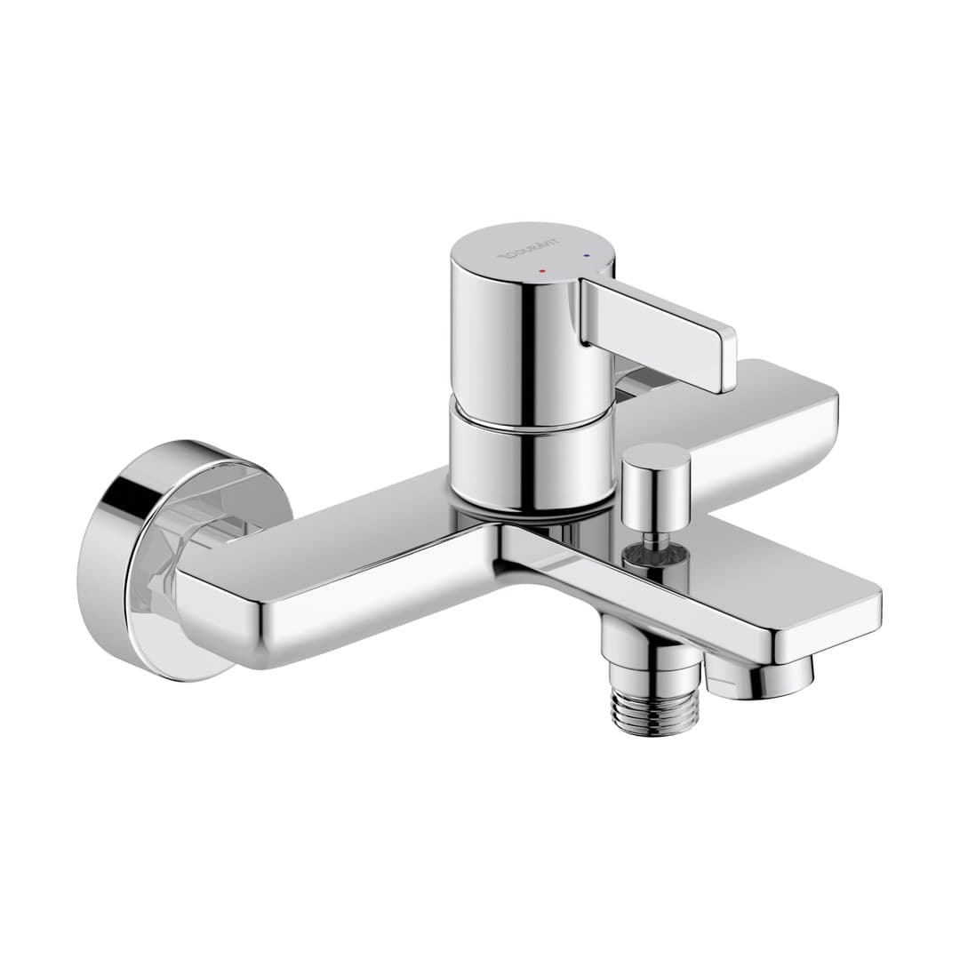 Duravit D-Neo – Μπαταρία Λουτρού Τοίχου – Chrome High Gloss (DE5230000010)