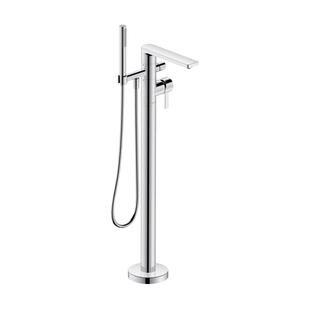 Duravit D-Neo – Μπαταρία Λουτρού Δαπέδου – Chrome High Gloss (DE5250000010)