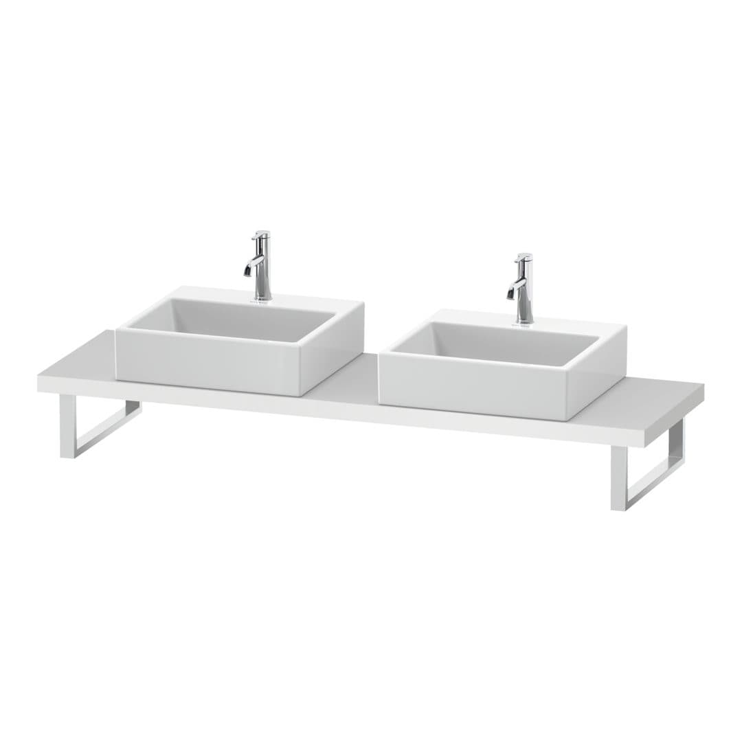 Duravit DuraStyle – Πάγκος Νιπτήρα – 800 mm, Compact, 800 x 480 x 45 mm, μοντέλο DS101C – White Matt, Decor (DS101C01818)