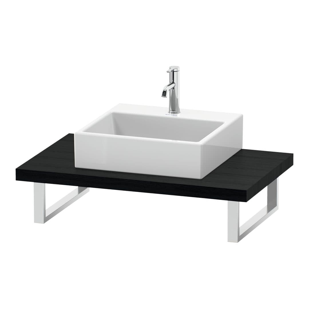 Duravit DuraStyle – Πάγκος Νιπτήρα – 800 mm, 800 x 550 x 45 mm, μοντέλο DS102C – Black oak Matt, Decor (DS102C01616)