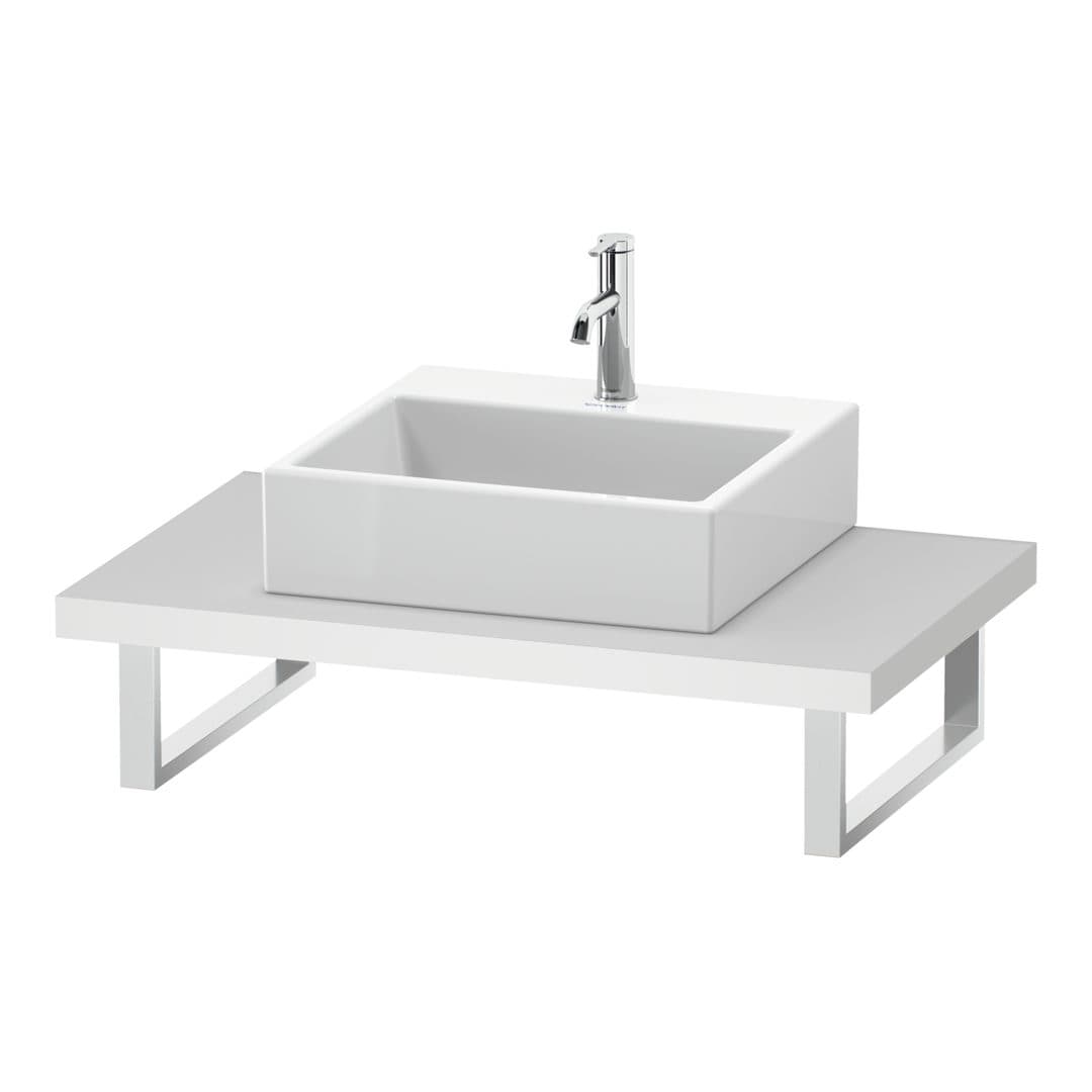 Duravit DuraStyle – Πάγκος Νιπτήρα – 800 mm, 800 x 550 x 45 mm, μοντέλο DS102C – White Matt, Decor (DS102C01818)