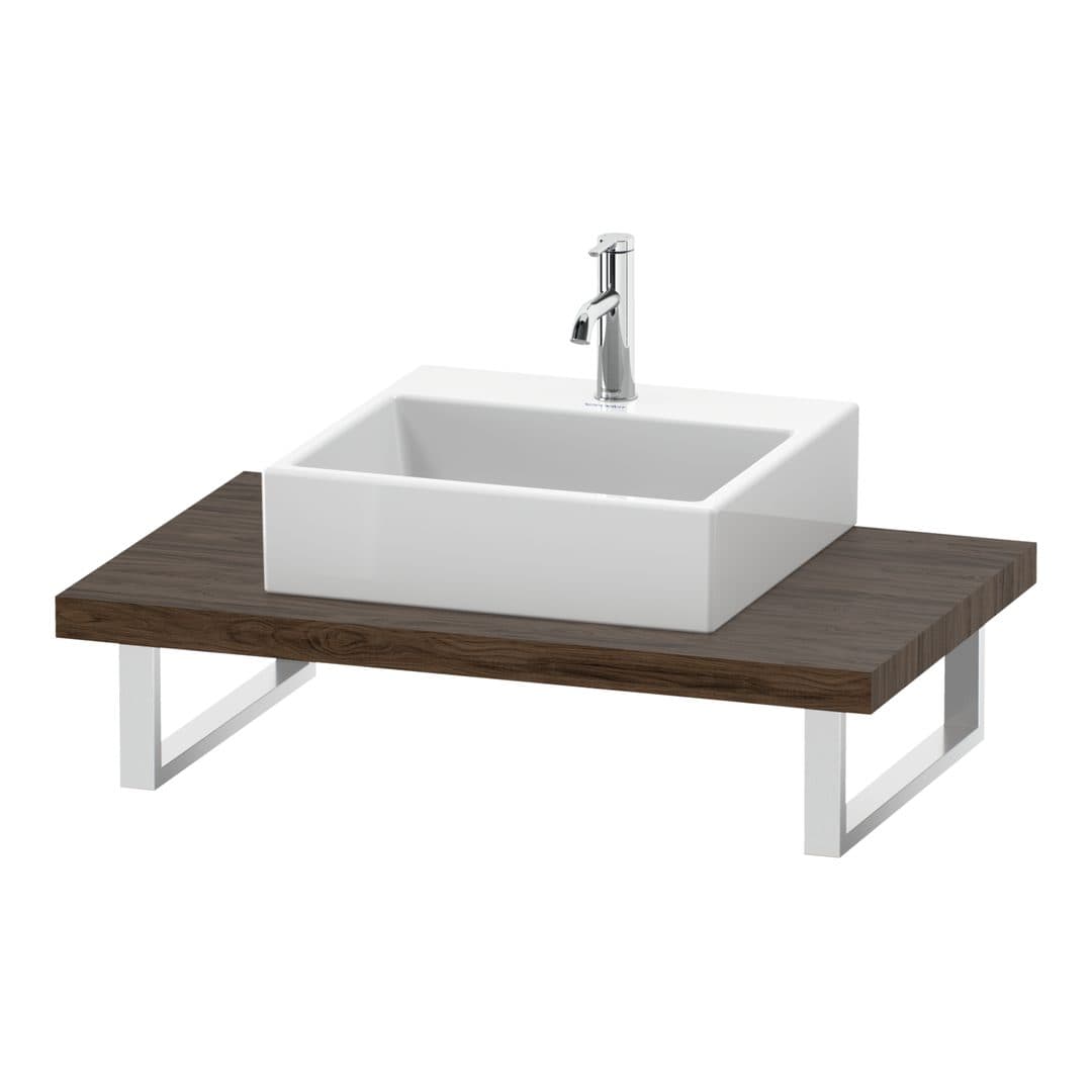 Duravit DuraStyle – Πάγκος Νιπτήρα – 800 mm, 800 x 550 x 45 mm, μοντέλο DS102C – Walnut dark Matt, Decor (DS102C02121)