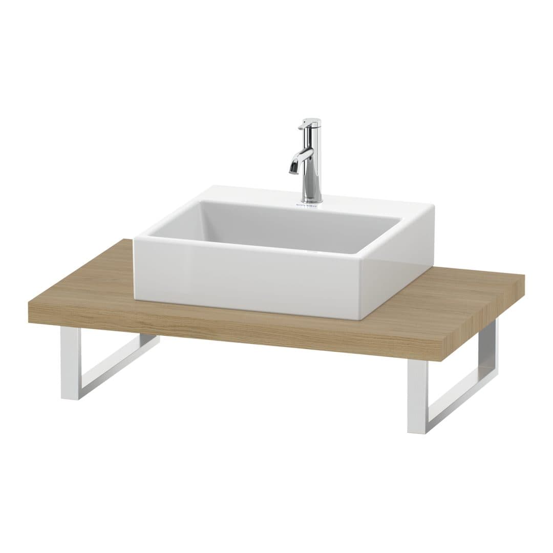 Duravit DuraStyle – Πάγκος Νιπτήρα – 800 mm, 800 x 550 x 45 mm, μοντέλο DS102C – Natural oak, Decor (DS102C03030)