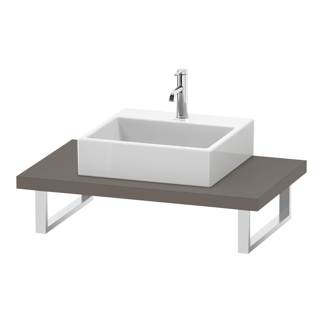 Duravit DuraStyle – Πάγκος Νιπτήρα – 800 mm, 800 x 550 x 45 mm, μοντέλο DS102C – Basalte Matt, Decor (DS102C04343)