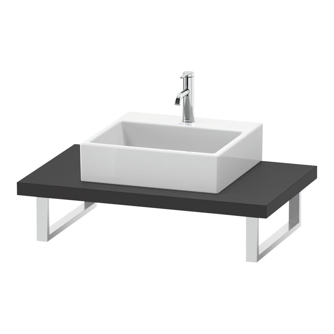 Duravit DuraStyle – Πάγκος Νιπτήρα – 800 mm, 800 x 550 x 45 mm, μοντέλο DS102C – Graphite Matt, Decor (DS102C04949)