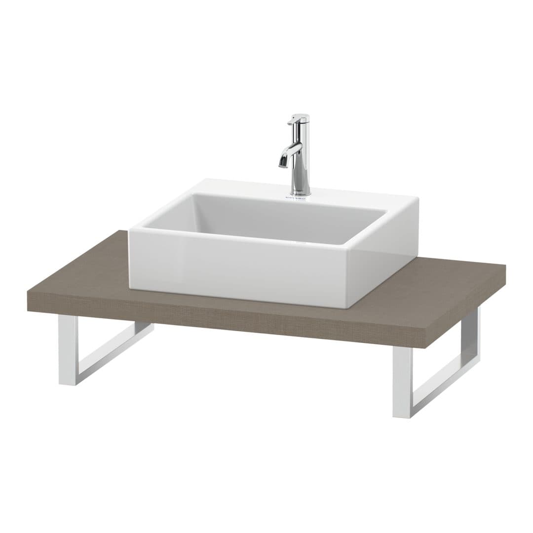 Duravit DuraStyle – Πάγκος Νιπτήρα – 800 mm, 800 x 550 x 45 mm, μοντέλο DS102C – Linen Matt, Decor (DS102C07575)