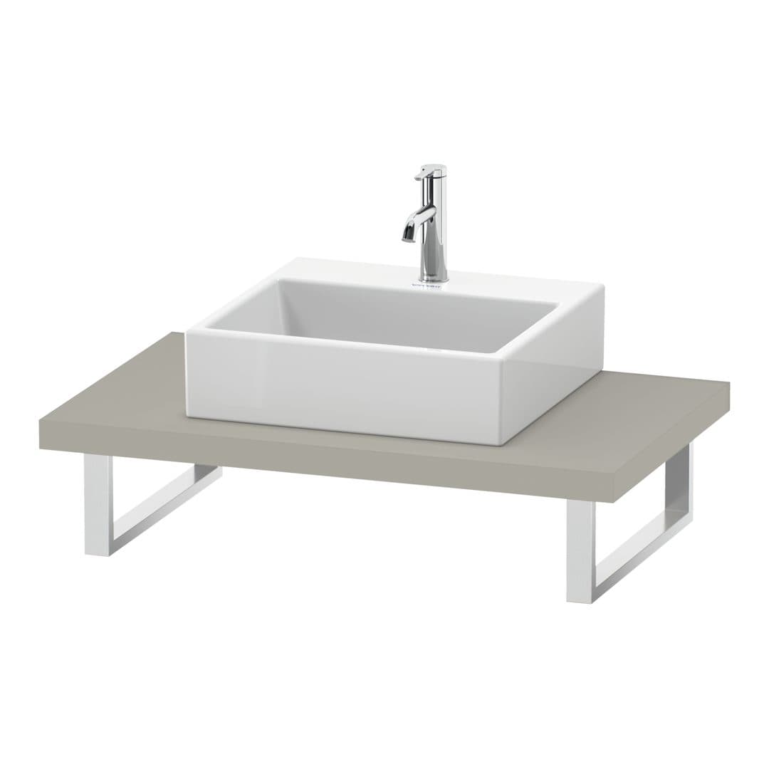 Duravit DuraStyle – Πάγκος Νιπτήρα – 800 mm, 800 x 550 x 45 mm, μοντέλο DS102C – Taupe Matt, Decor (DS102C09191)