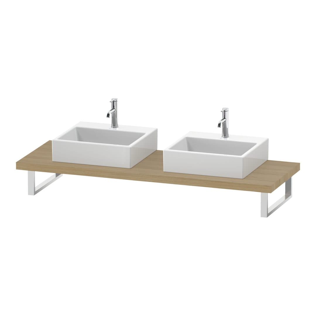 Duravit DuraStyle – Πάγκος Νιπτήρα – 800 mm, 800 x 550 x 45 mm, μοντέλο DS103C – Natural oak, Decor (DS103C03030)