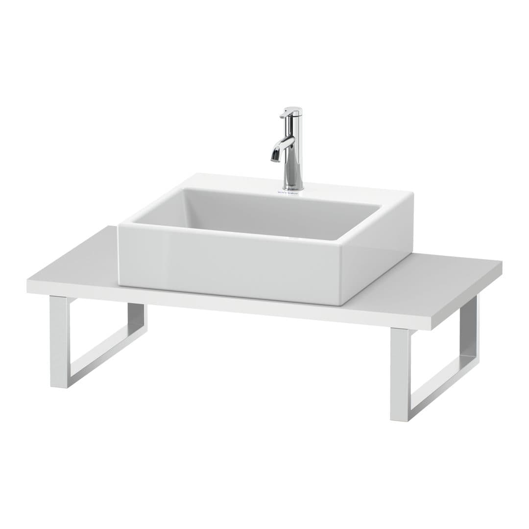 Duravit DuraStyle – Πάγκος Νιπτήρα – 800 mm, Compact, 800 x 480 x 30 mm, μοντέλο DS104C – White Matt, Decor (DS104C01818)