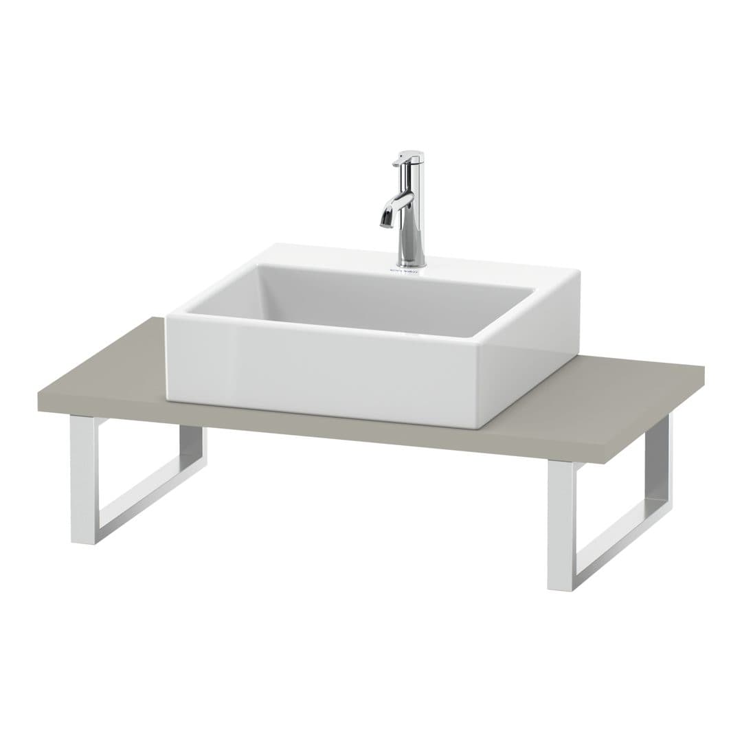 Duravit DuraStyle – Πάγκος Νιπτήρα – 800 mm, Compact, 800 x 480 x 30 mm, μοντέλο DS104C – Taupe Matt, Decor (DS104C09191)