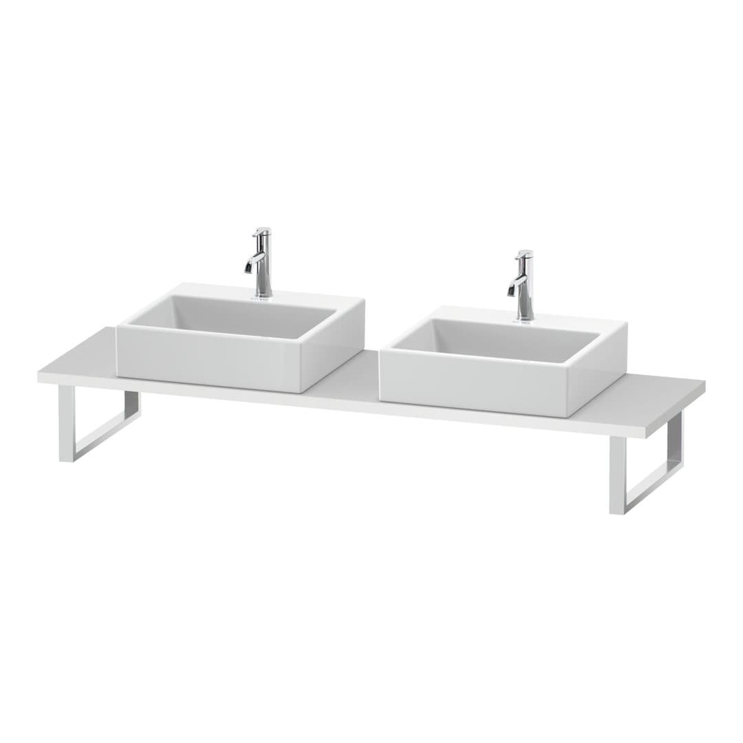 Duravit DuraStyle – Πάγκος Νιπτήρα – 800 mm, Compact, 800 x 480 x 30 mm, μοντέλο DS105C – White Matt, Decor (DS105C01818)