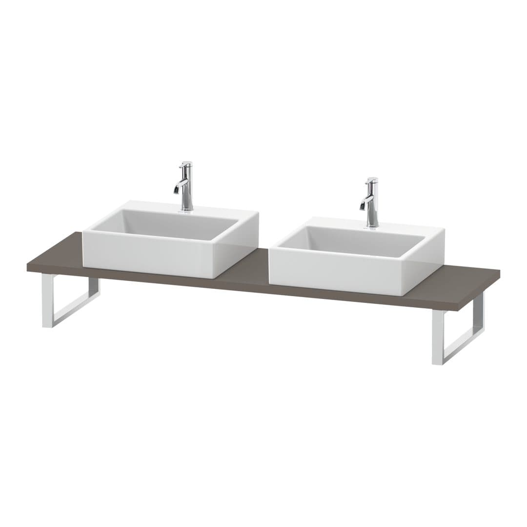 Duravit DuraStyle – Πάγκος Νιπτήρα – 800 mm, Compact, 800 x 480 x 30 mm, μοντέλο DS105C – Basalte Matt, Decor (DS105C04343)