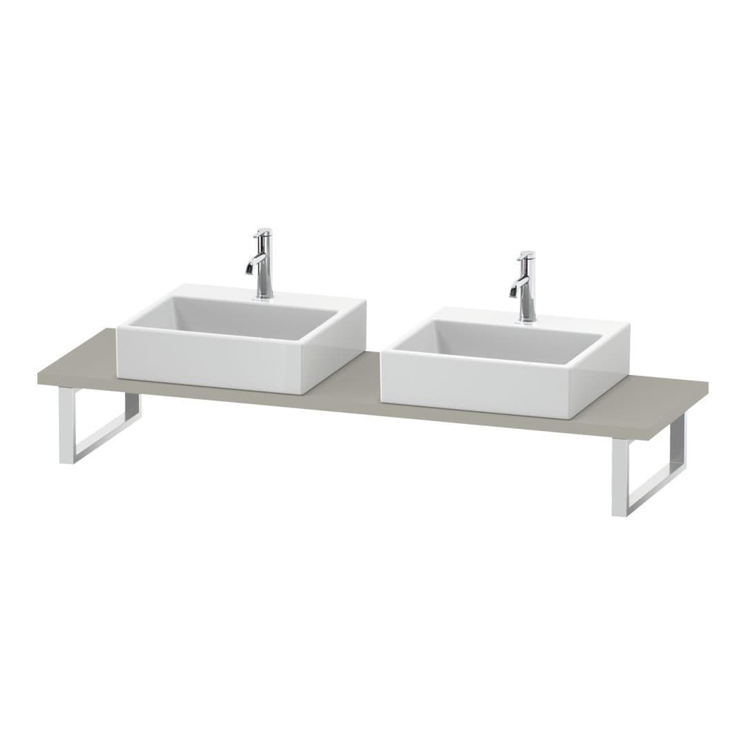 Duravit DuraStyle – Πάγκος Νιπτήρα – 800 mm, Compact, 800 x 480 x 30 mm, μοντέλο DS105C – Taupe Matt, Decor (DS105C09191)