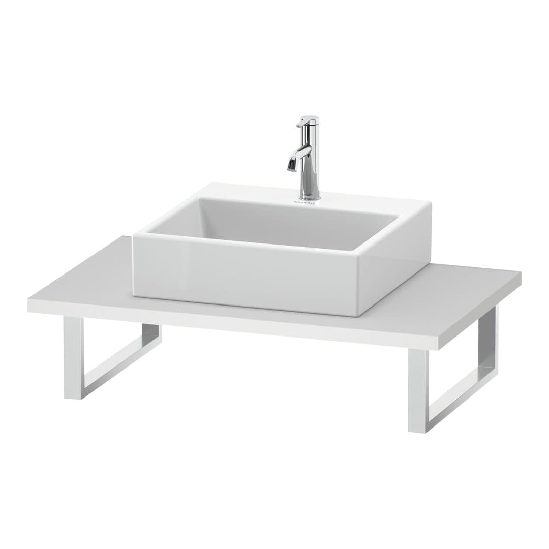 Duravit DuraStyle – Πάγκος Νιπτήρα – 800 mm, 800 x 550 x 30 mm, μοντέλο DS106C – White Matt, Decor (DS106C01818)