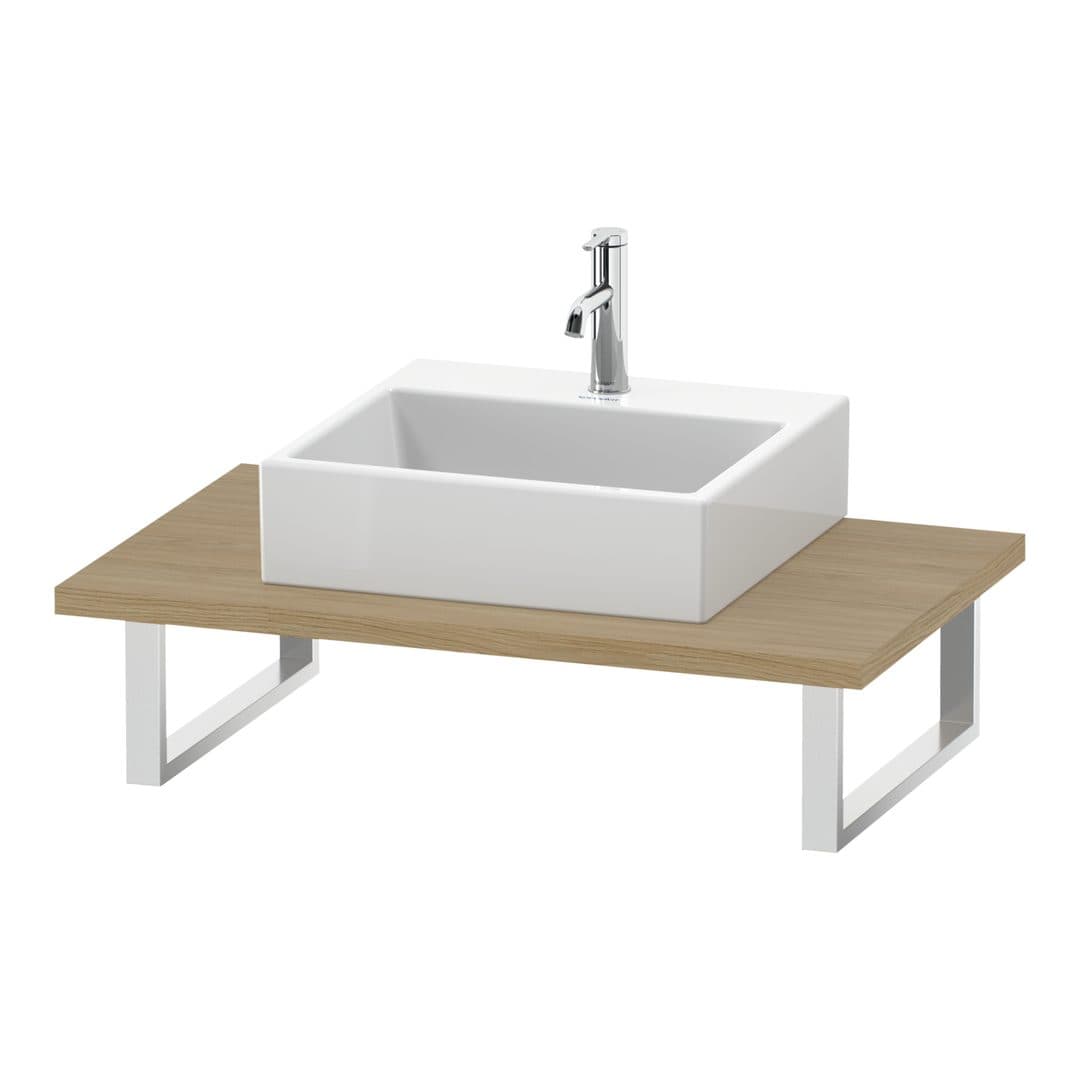 Duravit DuraStyle – Πάγκος Νιπτήρα – 800 mm, 800 x 550 x 30 mm, μοντέλο DS106C – Natural oak, Decor (DS106C03030)