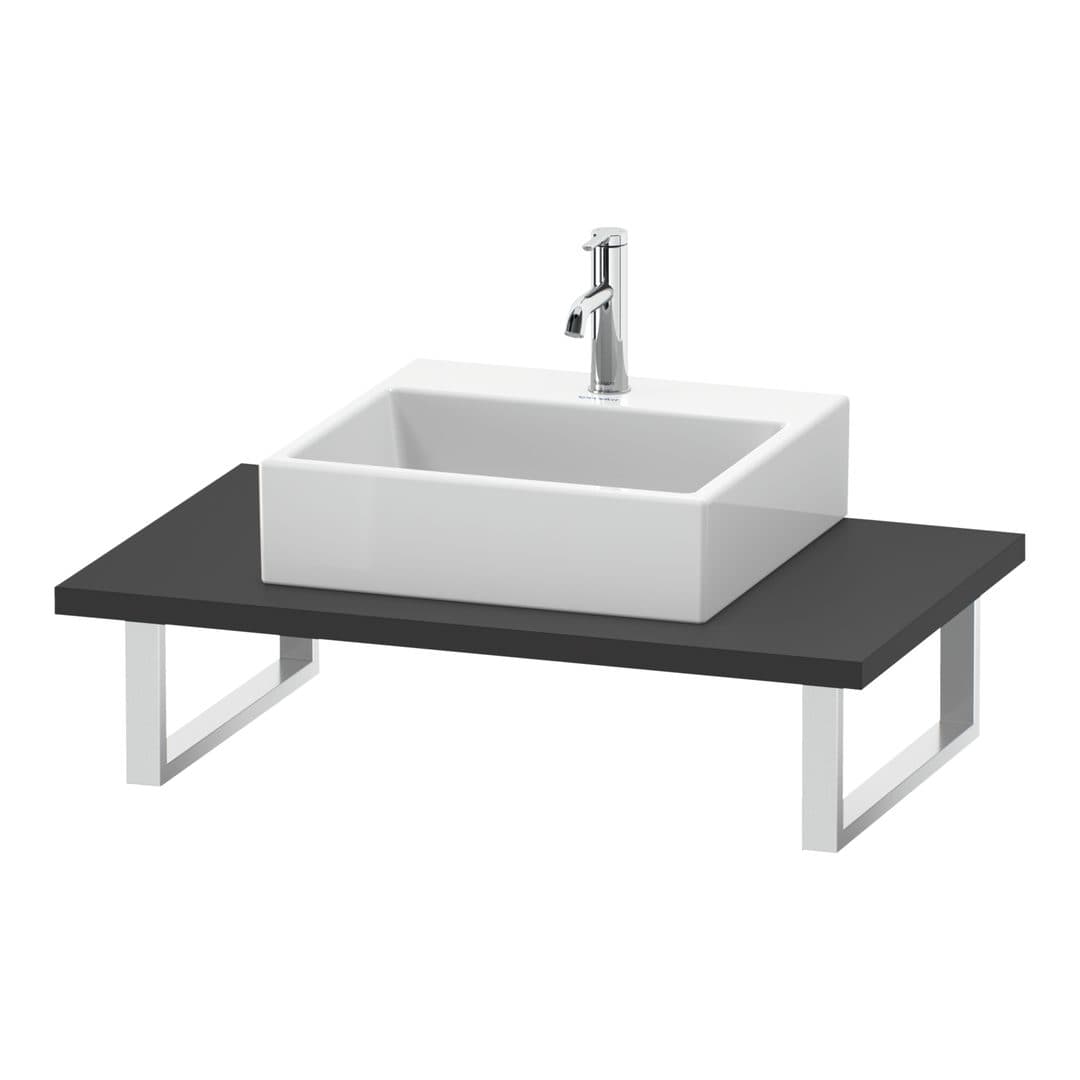 Duravit DuraStyle – Πάγκος Νιπτήρα – 800 mm, 800 x 550 x 30 mm, μοντέλο DS106C – Graphite Matt, Decor (DS106C04949)