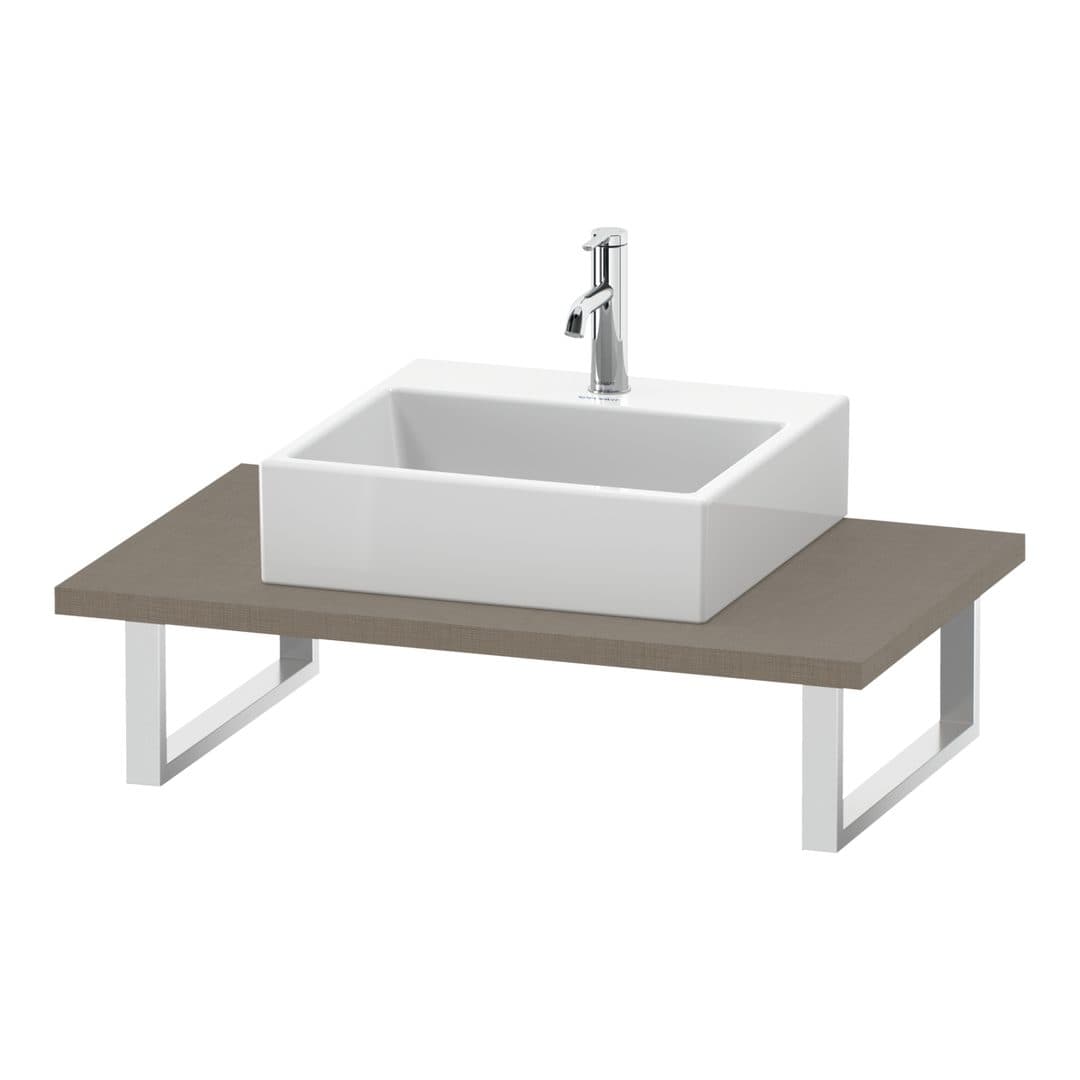 Duravit DuraStyle – Πάγκος Νιπτήρα – 800 mm, 800 x 550 x 30 mm, μοντέλο DS106C – Linen Matt, Decor (DS106C07575)