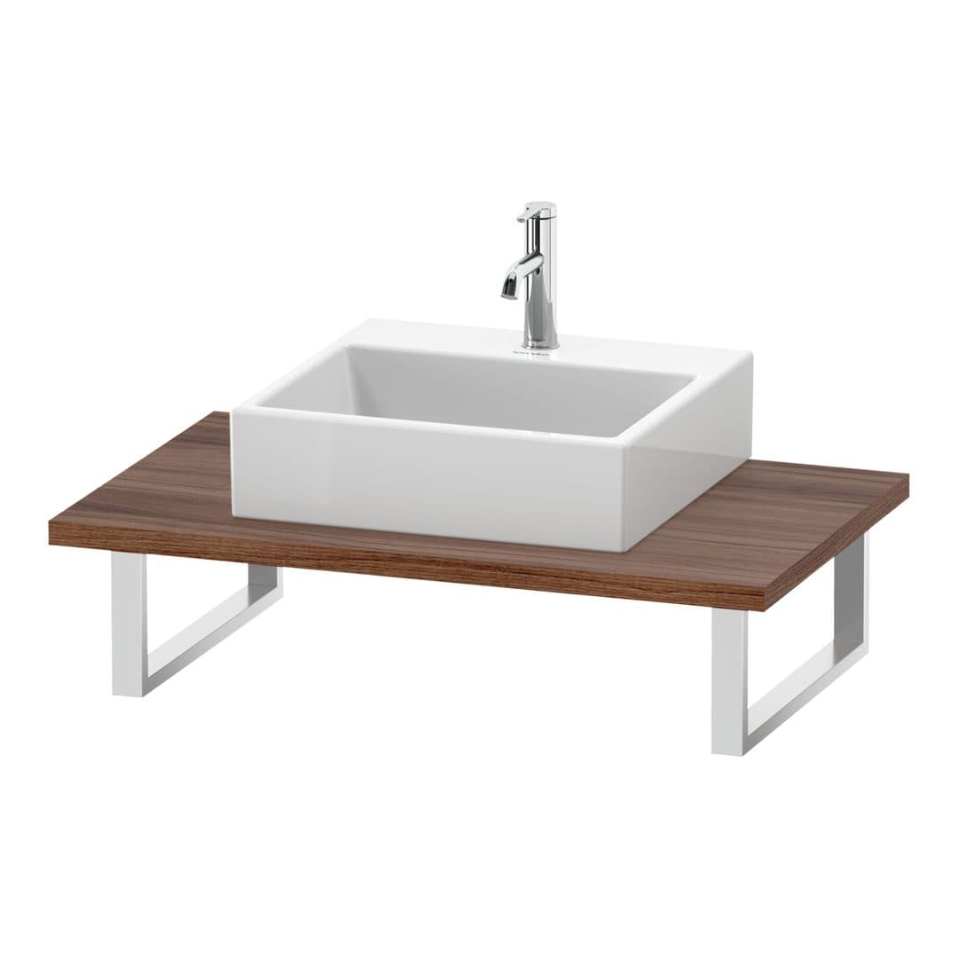 Duravit DuraStyle – Πάγκος Νιπτήρα – 800 mm, 800 x 550 x 30 mm, μοντέλο DS106C – Walnut Matt, Decor (DS106C07979)