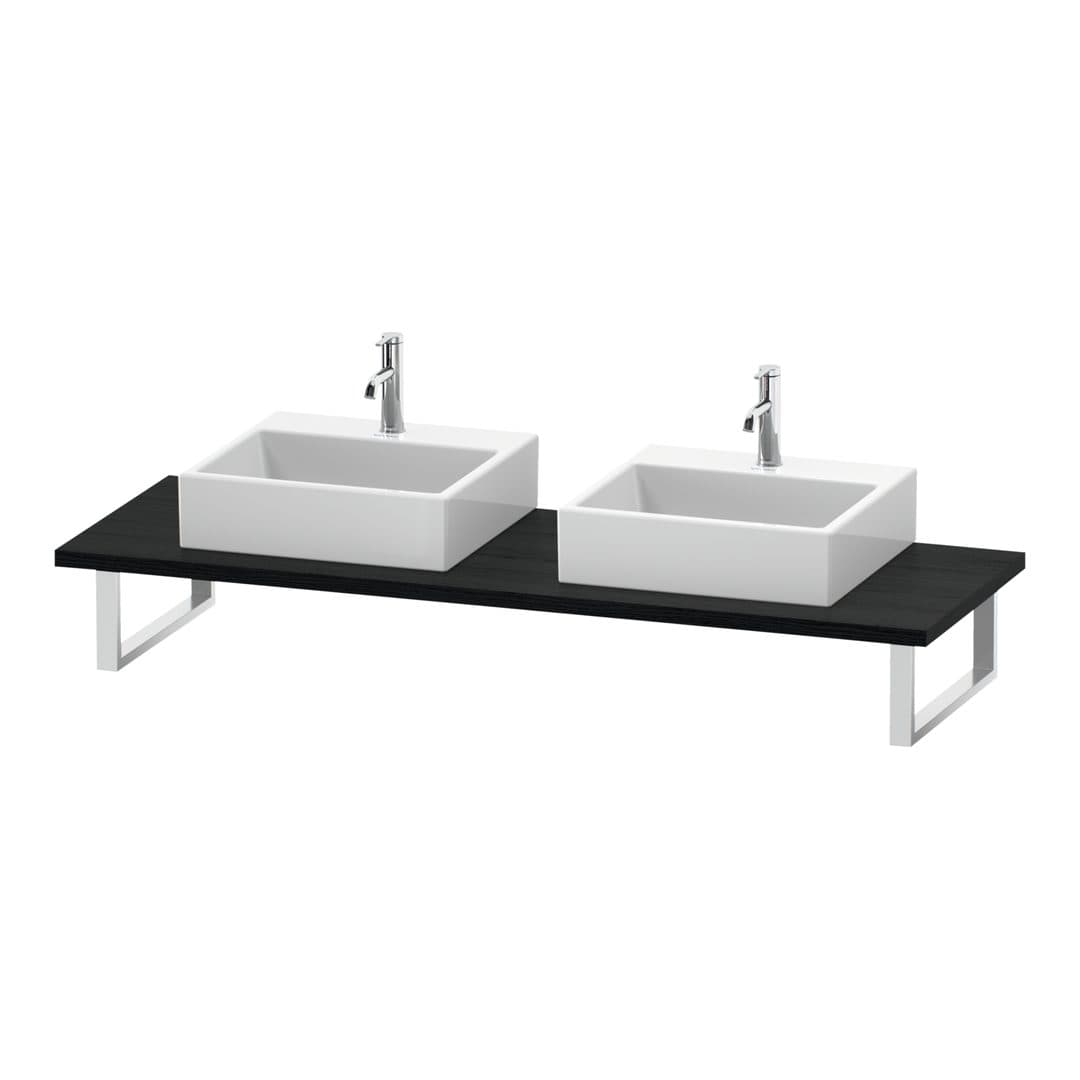 Duravit DuraStyle – Πάγκος Νιπτήρα – 800 mm, 800 x 550 x 30 mm, μοντέλο DS107C – Black oak Matt, Decor (DS107C01616)