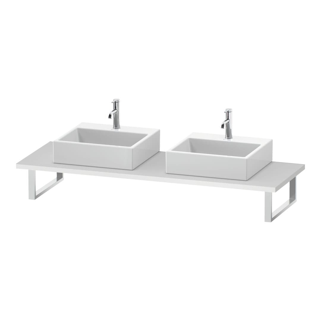 Duravit DuraStyle – Πάγκος Νιπτήρα – 800 mm, 800 x 550 x 30 mm, μοντέλο DS107C – White Matt, Decor (DS107C01818)