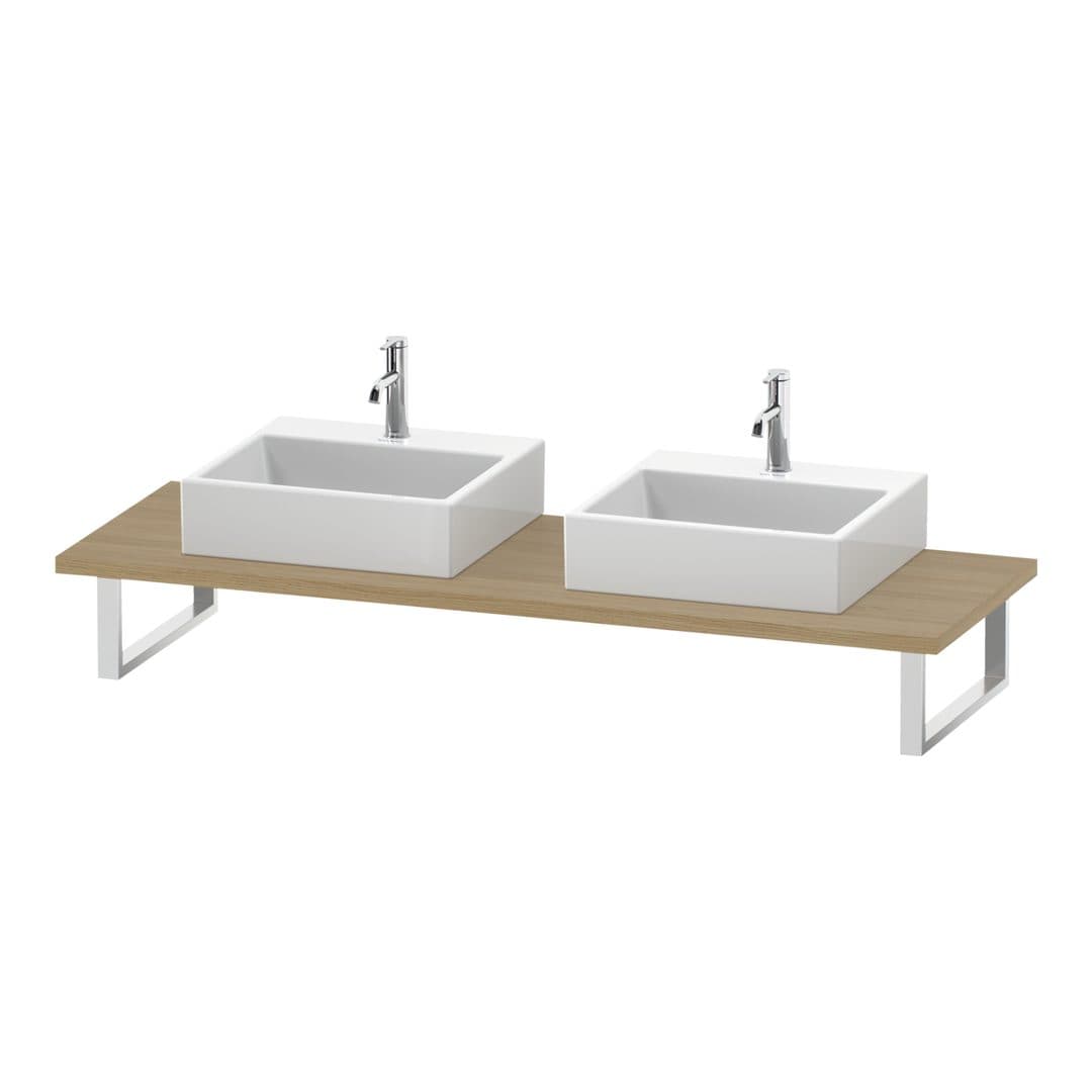 Duravit DuraStyle – Πάγκος Νιπτήρα – 800 mm, 800 x 550 x 30 mm, μοντέλο DS107C – Natural oak, Decor (DS107C03030)