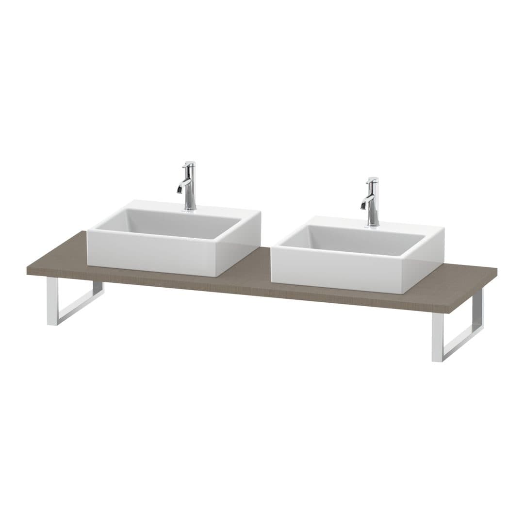 Duravit DuraStyle – Πάγκος Νιπτήρα – 800 mm, 800 x 550 x 30 mm, μοντέλο DS107C – Linen Matt, Decor (DS107C07575)