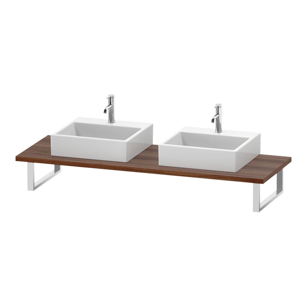 Duravit DuraStyle – Πάγκος Νιπτήρα – 800 mm, 800 x 550 x 30 mm, μοντέλο DS107C – Walnut Matt, Decor (DS107C07979)