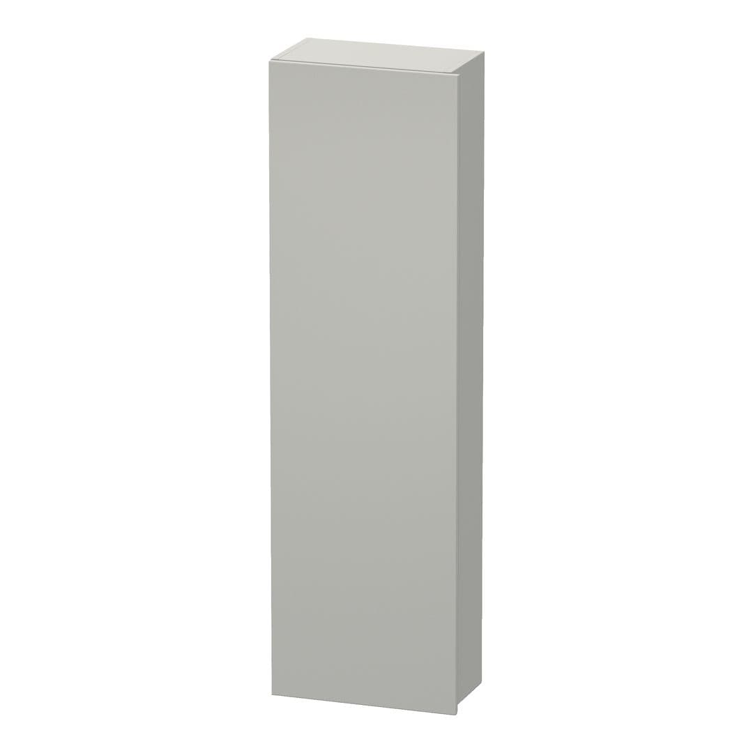 Duravit DuraStyle – Κολόνα Μπάνιου – 400 mm, 1 πόρτα, αριστερή, 400 x 240 x 1400 mm, Total number of shelves: 4 – Concrete grey Matt, Decor (DS1218L0707)