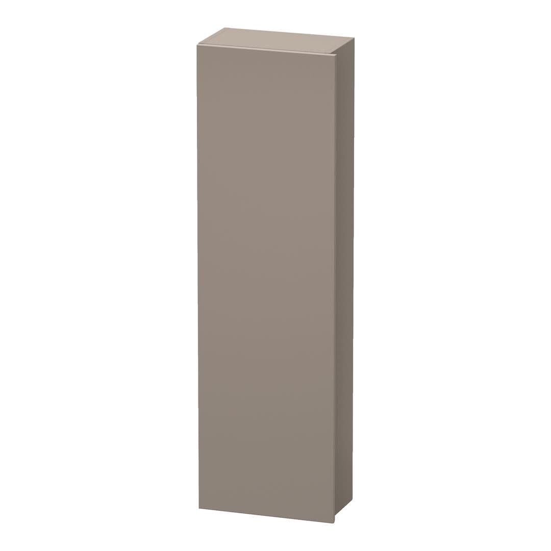 Duravit DuraStyle – Κολόνα Μπάνιου – 400 mm, 1 πόρτα, αριστερή, 400 x 240 x 1400 mm, Total number of shelves: 4 – Basalte Matt, Decor (DS1218L4343)