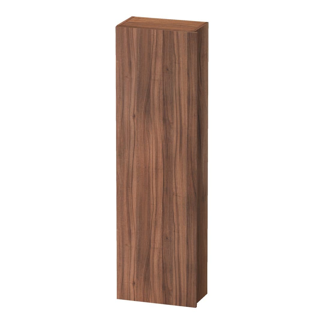 Duravit DuraStyle – Κολόνα Μπάνιου – 400 mm, 1 πόρτα, αριστερή, 400 x 240 x 1400 mm, Total number of shelves: 4 – Walnut Matt, Decor (DS1218L7979)