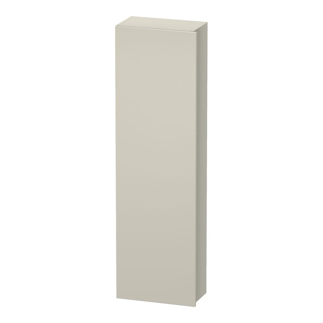 Duravit DuraStyle – Κολόνα Μπάνιου – 400 mm, 1 πόρτα, αριστερή, 400 x 240 x 1400 mm, Total number of shelves: 4 – Taupe Matt, Decor (DS1218L9191)