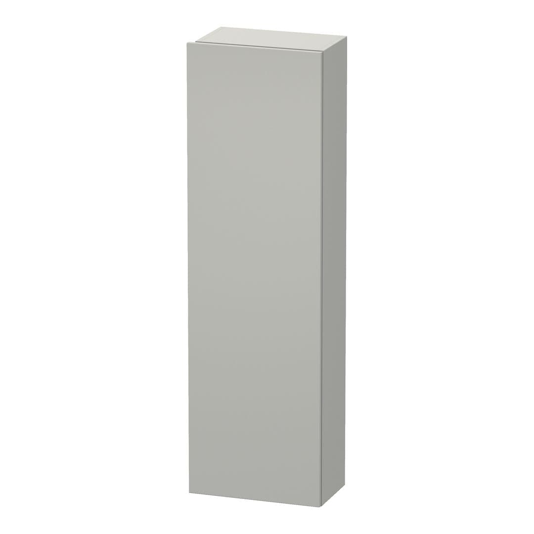 Duravit DuraStyle – Κολόνα Μπάνιου – 400 mm, 1 πόρτα, δεξιά, 400 x 240 x 1400 mm, Total number of shelves: 4 – Concrete grey Matt, Decor (DS1218R0707)