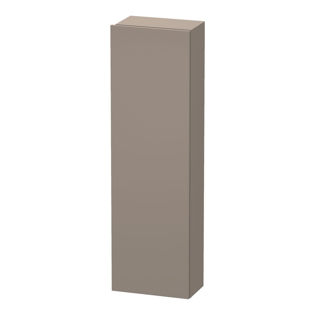 Duravit DuraStyle – Κολόνα Μπάνιου – 400 mm, 1 πόρτα, δεξιά, 400 x 240 x 1400 mm, Total number of shelves: 4 – Basalte Matt, Decor (DS1218R4343)