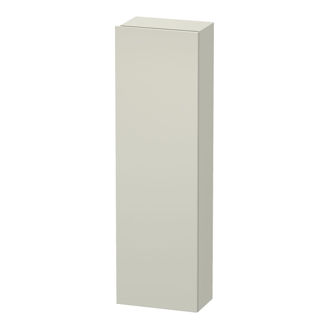 Duravit DuraStyle – Κολόνα Μπάνιου – 400 mm, 1 πόρτα, δεξιά, 400 x 240 x 1400 mm, Total number of shelves: 4 – Taupe Matt, Decor (DS1218R9191)