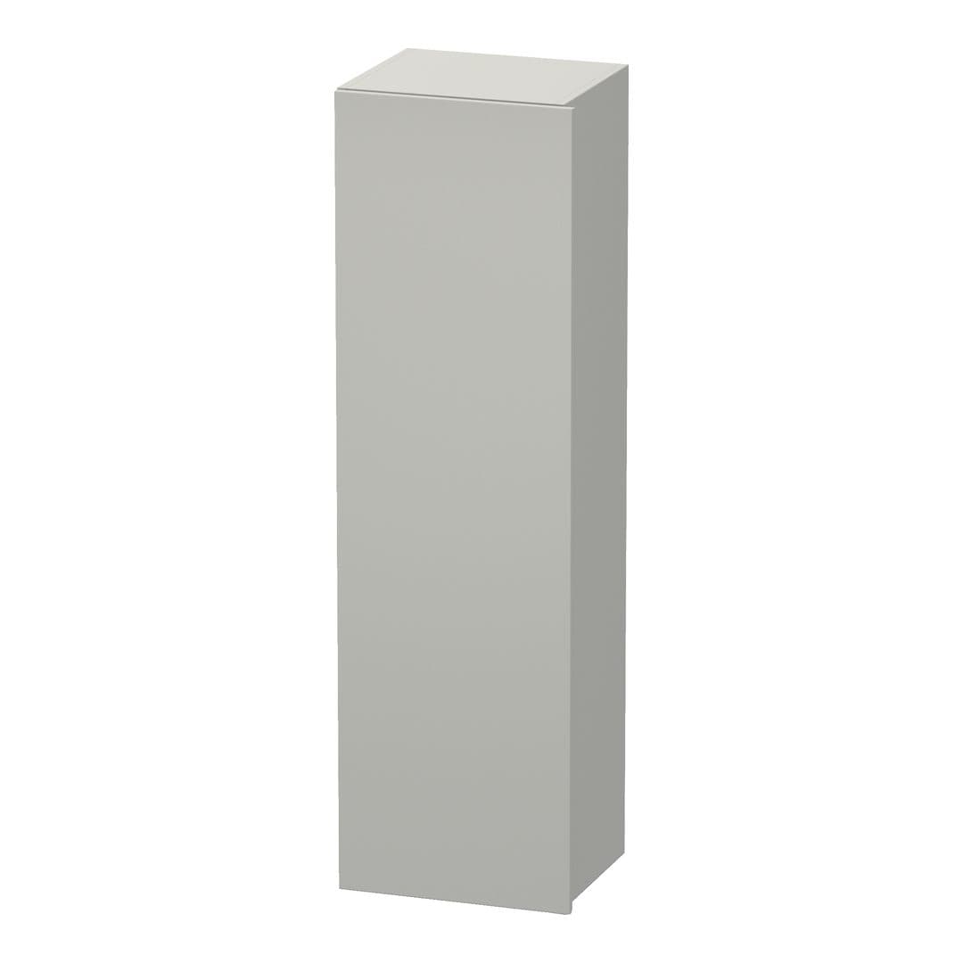 Duravit DuraStyle – Κολόνα Μπάνιου – 400 mm, 1 πόρτα, αριστερή, 400 x 360 x 1400 mm, Total number of shelves: 4 – Concrete grey Matt, Decor (DS1219L0707)